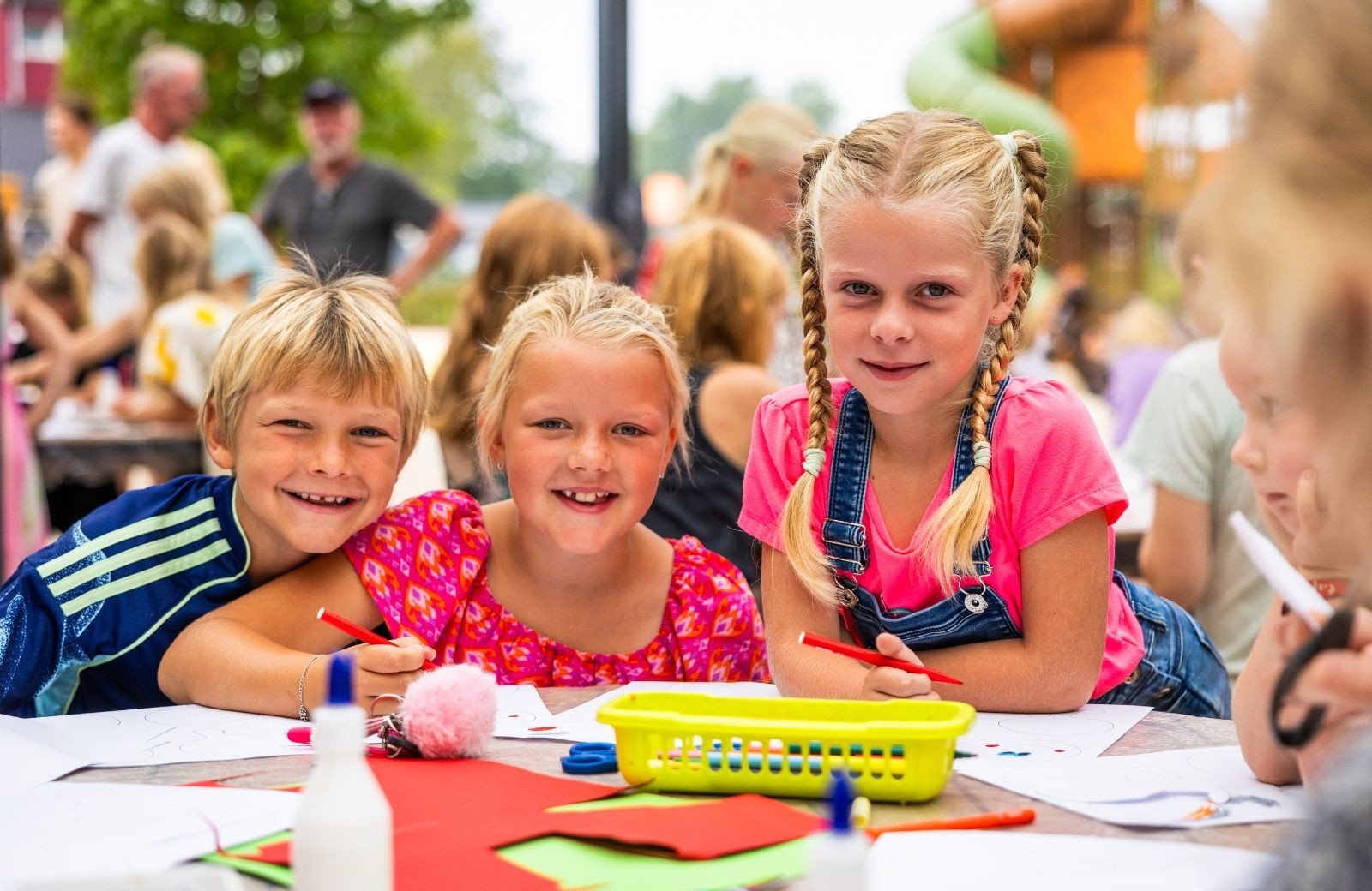 Kinder-Camping mit Animation
